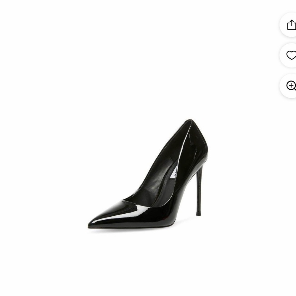 Steve Madden Glossy Black Heels
